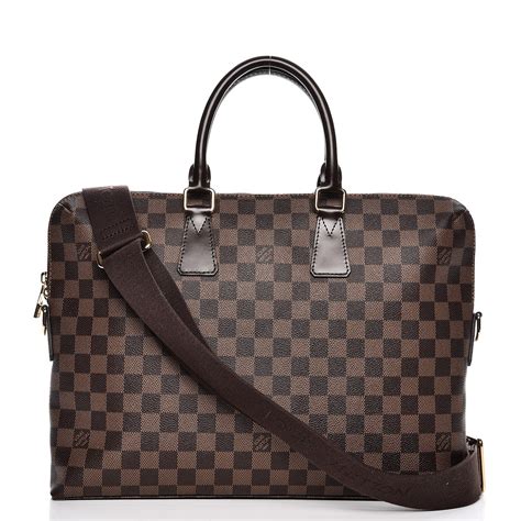 louis vuitton damier ebene porte documents jour|Louis Vuitton eva damier.